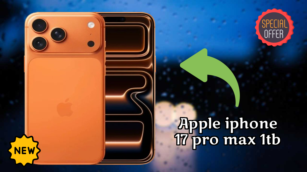 Apple IPhone 17 Pro Max 1TB Display Technology: Super Retina XDR OLED Quality