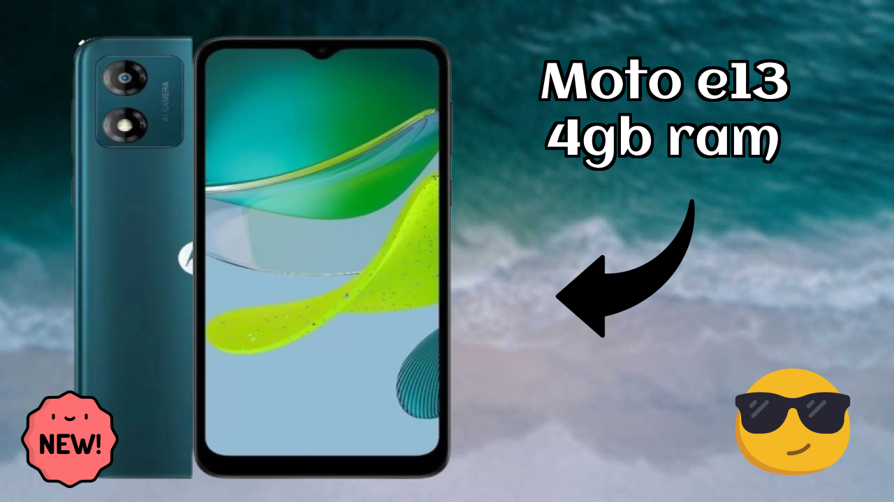 Moto E13 4GB RAM Performance: 4 GB RAM Handles Heavy Tasks