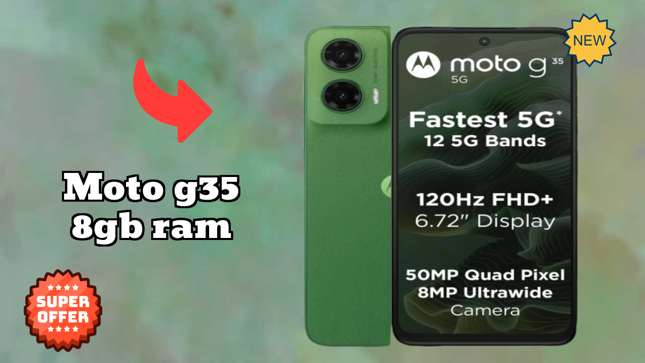 Moto G35 8GB RAM Display Analysis: 6.72 Inches (17.07 Cm) Screen
