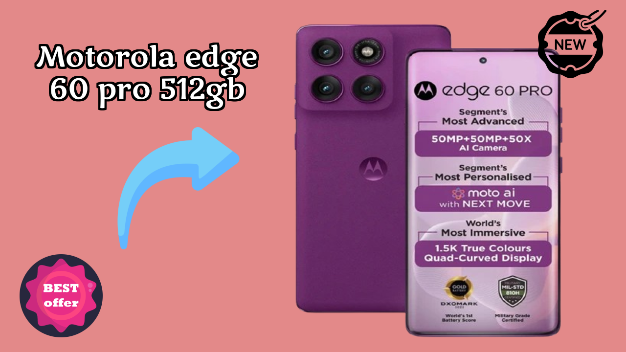 Motorola Edge 60 Pro 512GB Display Technology: P-OLED Explained