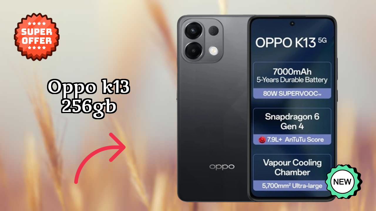 OPPO K13 256GB Gaming Benchmarks: Snapdragon 6 Gen 4 FPS