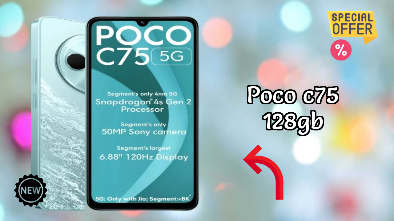 POCO C75 128GB Display Quality: IPS LCD Explained