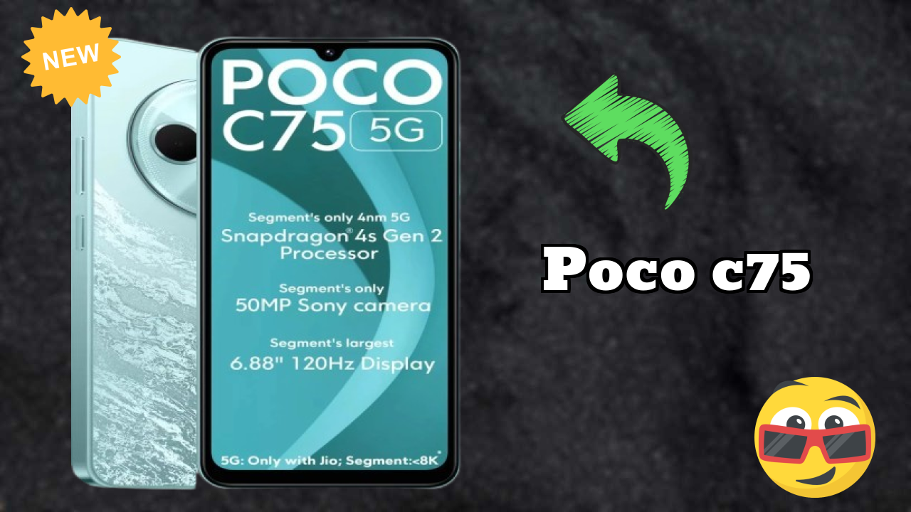 POCO C75 Camera Quality: 5 MP Front Camera Selfie
