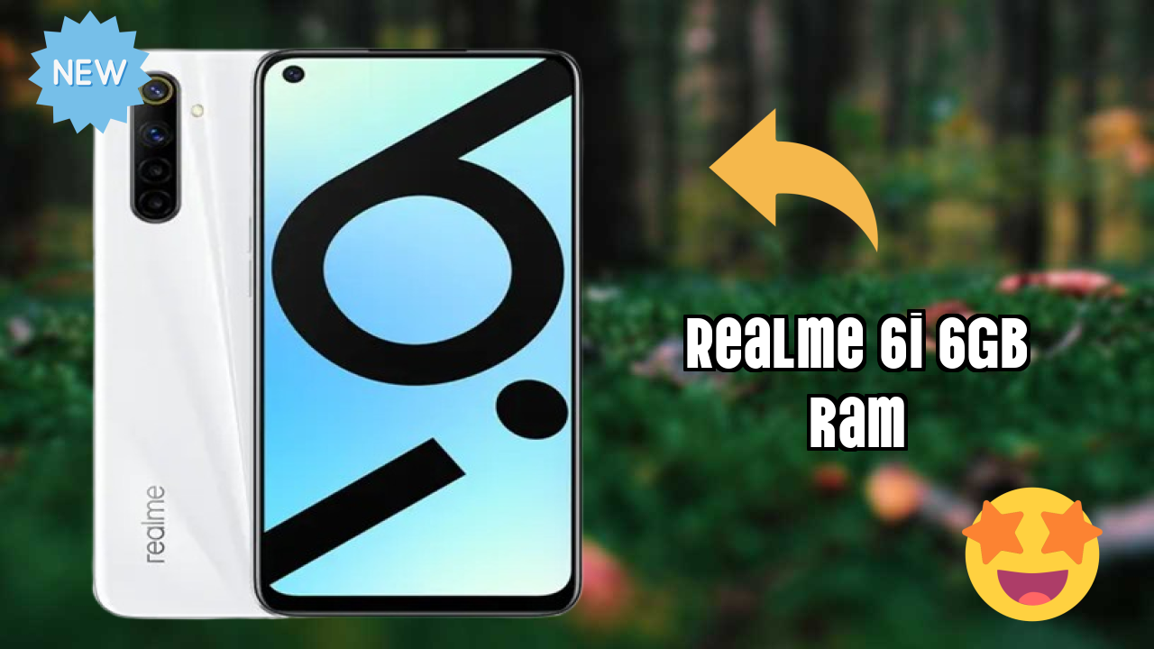 Realme 6i 6GB RAM Display Size: 6.5 Inches (16.51 Cm) Screen Quality