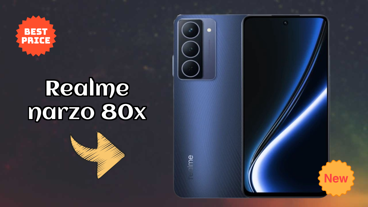 Realme Narzo 80X Display Analysis: 6.72 Inches (17.07 Cm) Screen