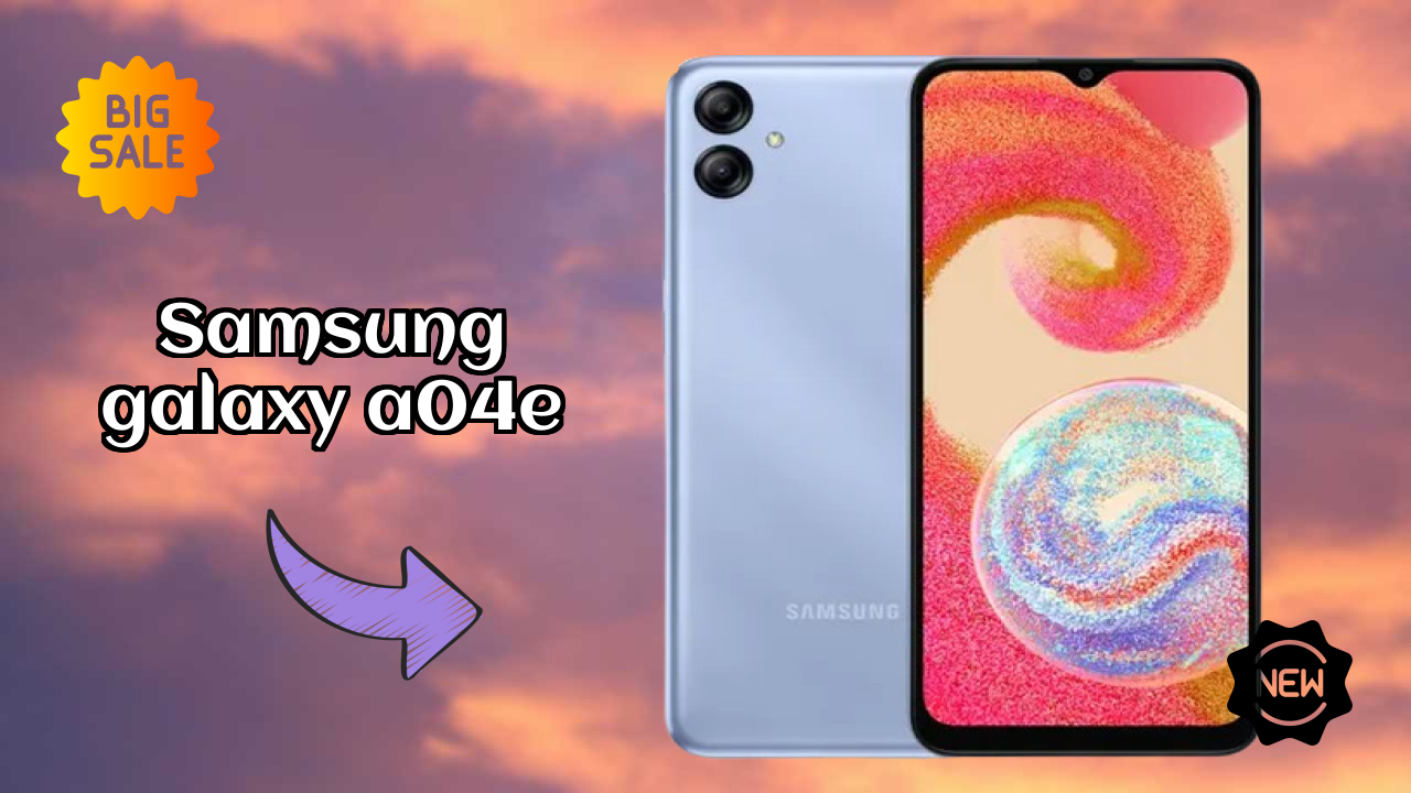 Samsung Fans Alert: Samsung Galaxy A04e Massive Price Drop to ₹8,999