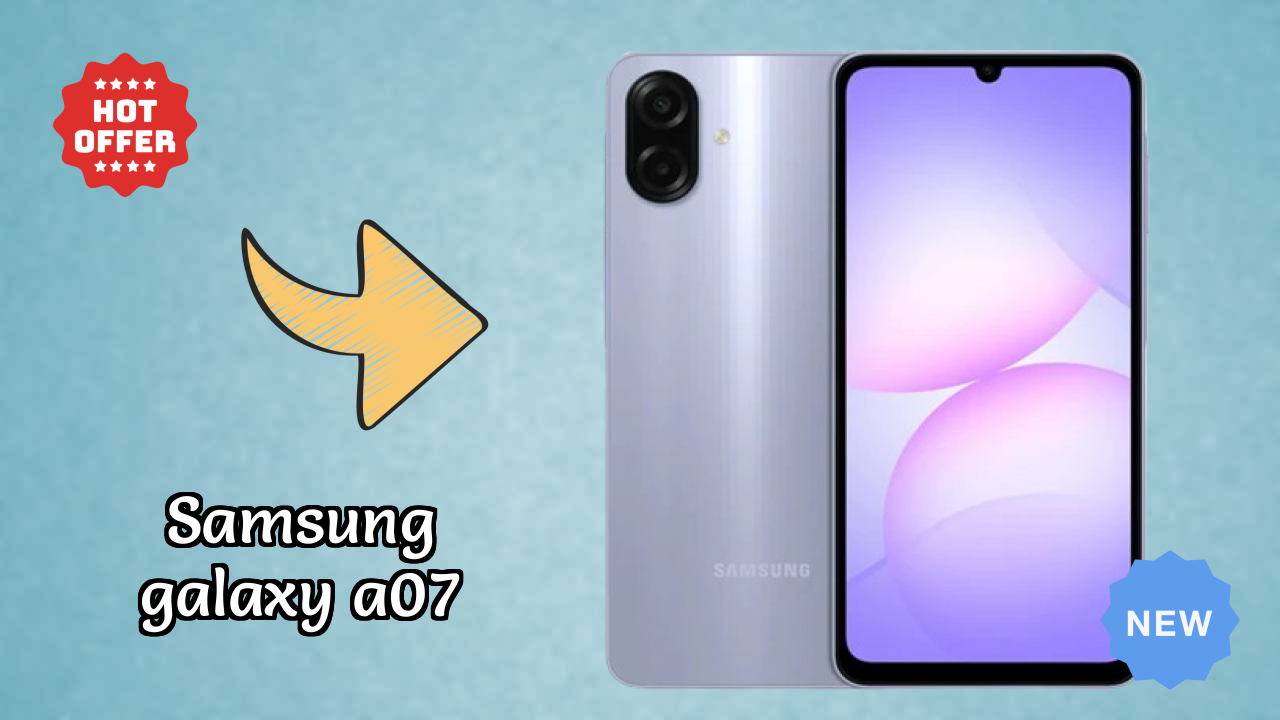 Samsung Galaxy A07 Display Review: PLS LCD Technology