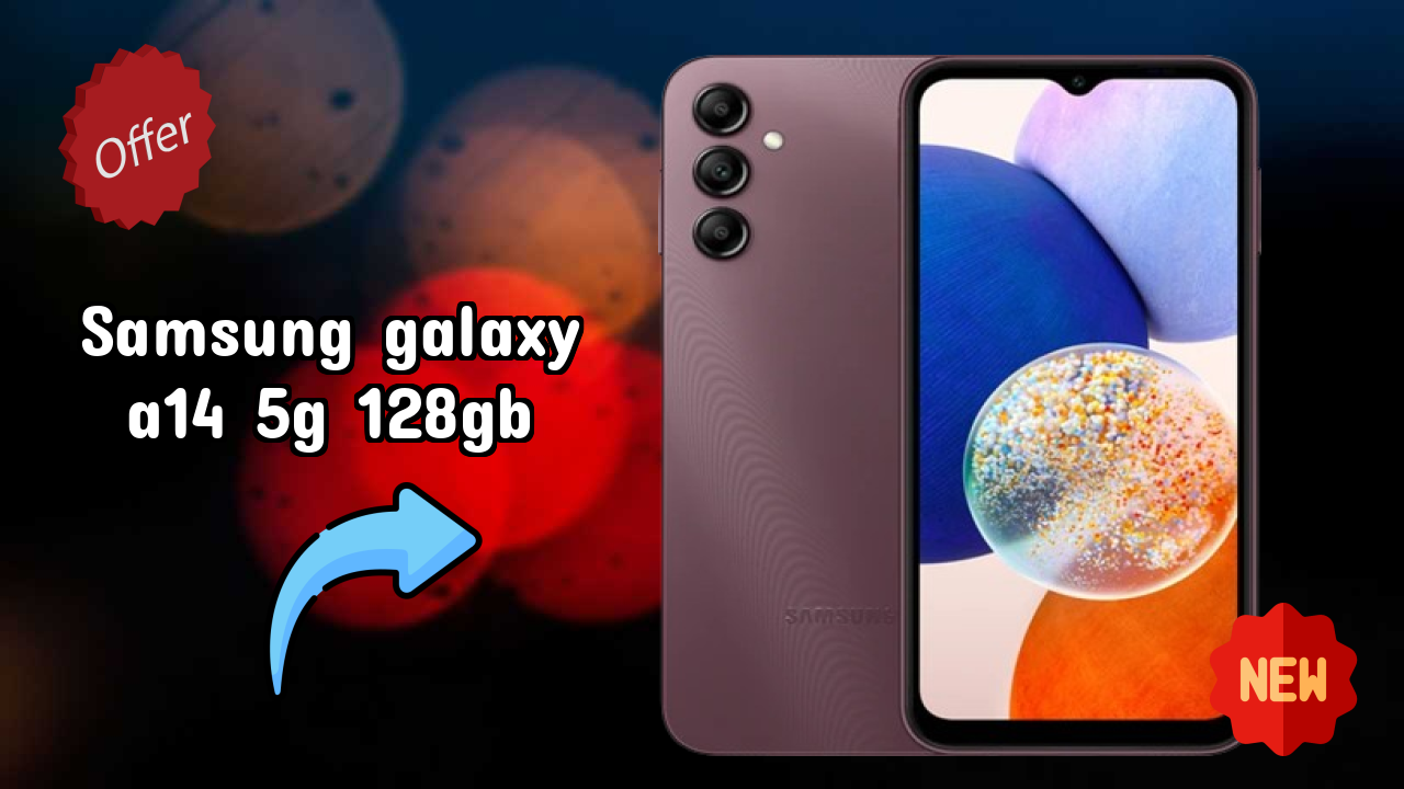 Samsung Galaxy A14 5G 128GB Display Analysis: 6.6 Inches (16.76 Cm) Quality