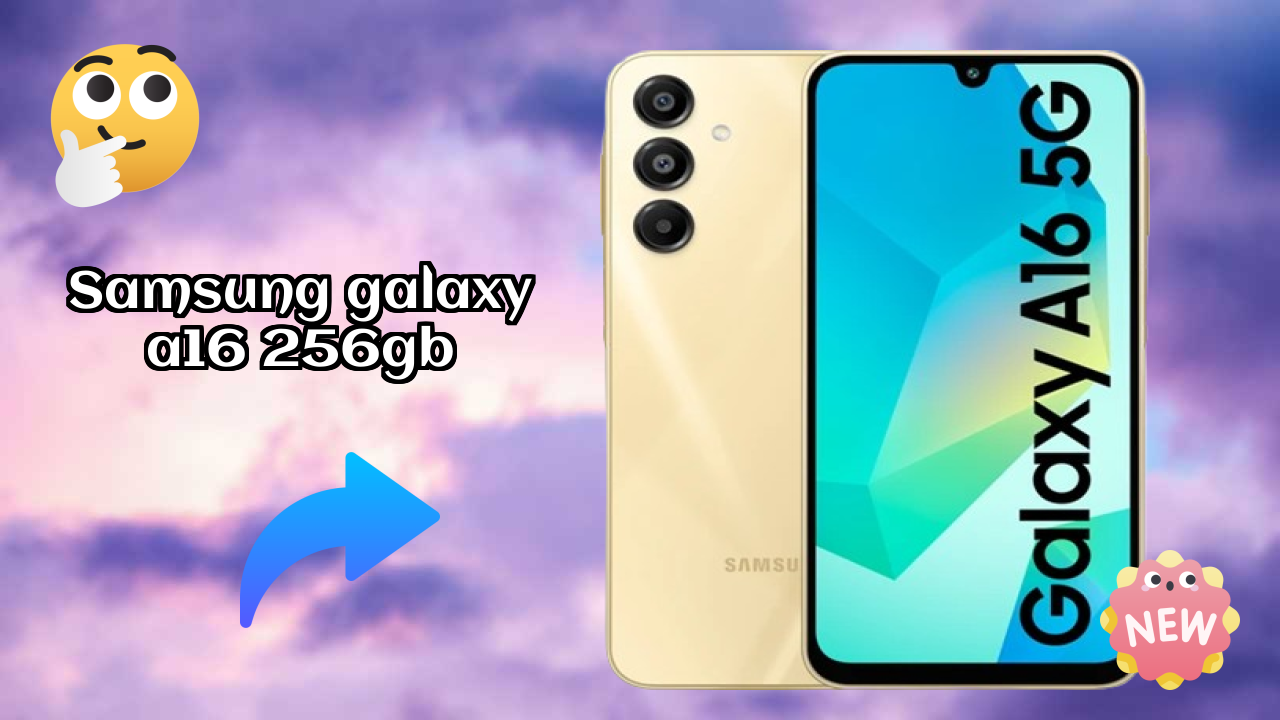Samsung Galaxy A16 256GB Display Technology: Super AMOLED Review