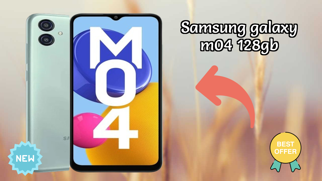 Samsung Galaxy M04 128GB Display Size: 6.5 Inches (16.51 Cm) Screen Test