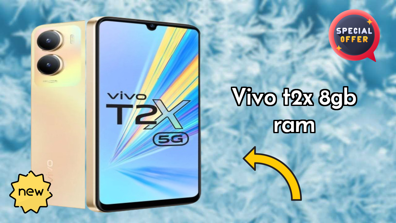 Vivo T2x 8GB RAM Display Quality: 6.58 Inches (16.71 Cm) Screen