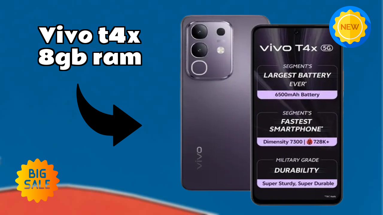 Vivo T4X 8GB RAM Performance: 8 GB RAM Multitasking Test